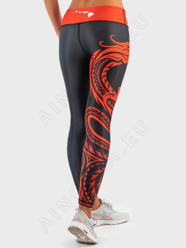ainofea red dragon women's tights